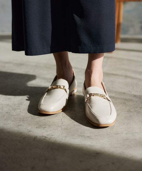 Elura（エルーラ）の「＜2024春ver＞やわらか屈曲ローファー ビットローファー/991945（パンプス・レディース・ブラック/ブラック系その他/アイボリー・LARGE/MEDIUM/SMALL/X-LARGE）」の13枚目の写真