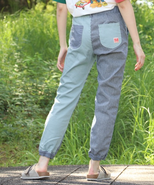 KRIFF MAYER Lady's Collection(クリフメイヤーレディースコレクション)の「マルチカラージョガーパンツ(その他パンツ・レディース・ベージュ/ダークブルー/ネイビー/サックスブルー・MEDIUM/LARGE)」の3枚目の写真