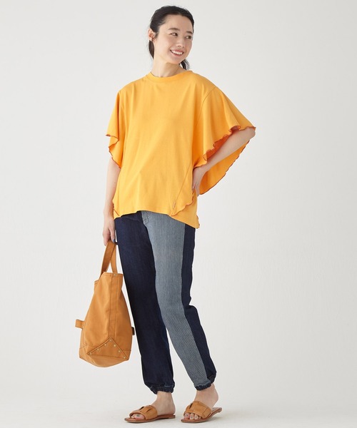 KRIFF MAYER Lady's Collection(クリフメイヤーレディースコレクション)の「マルチカラージョガーパンツ(その他パンツ・レディース・ベージュ/ダークブルー/ネイビー/サックスブルー・MEDIUM/LARGE)」の6枚目の写真