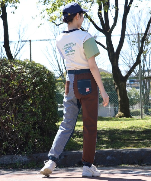 KRIFF MAYER Lady's Collection(クリフメイヤーレディースコレクション)の「マルチカラージョガーパンツ(その他パンツ・レディース・ベージュ/ダークブルー/ネイビー/サックスブルー・MEDIUM/LARGE)」の11枚目の写真