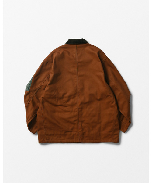 WHIZLIMITED（ウィズリミテッド）の「CLIFF JACKET（カバーオール・メンズ・ブラック/ブラウン・LARGE）」の4枚目の写真