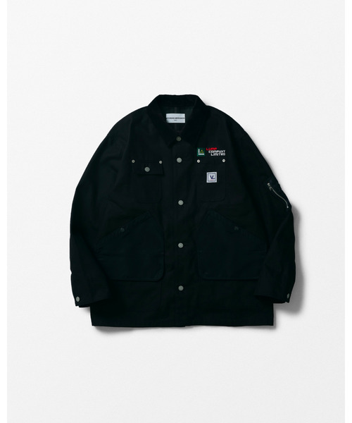 WHIZLIMITED（ウィズリミテッド）の「CLIFF JACKET（カバーオール・メンズ・ブラック/ブラウン・LARGE）」の5枚目の写真