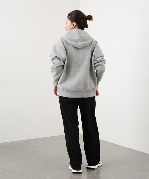 IENA（イエナ）の「ダブルフェイスジップアップフーディ（パーカー