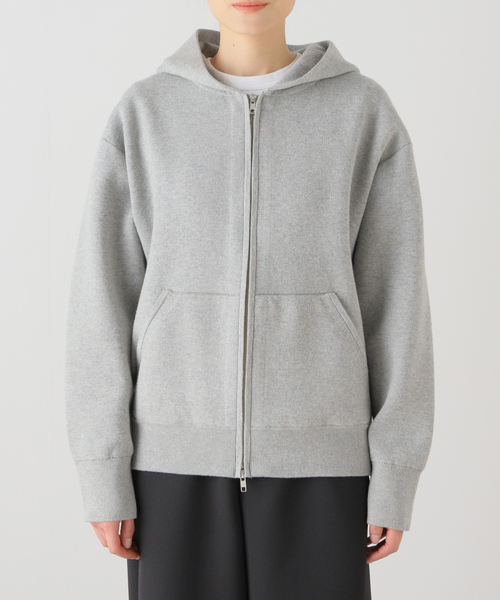 IENA（イエナ）の「ダブルフェイスジップアップフーディ（パーカー