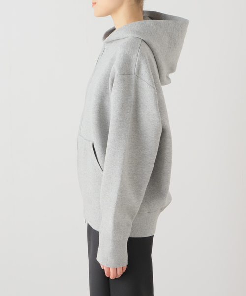 IENA（イエナ）の「ダブルフェイスジップアップフーディ（パーカー