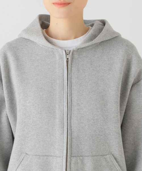 IENA（イエナ）の「ダブルフェイスジップアップフーディ（パーカー