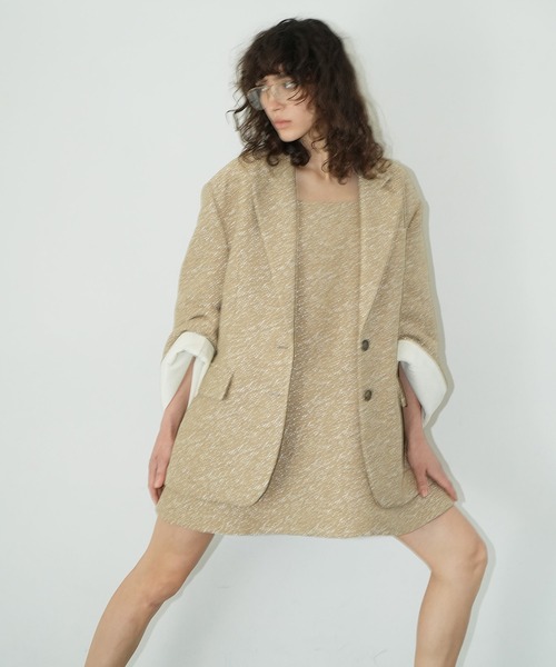セール】LOOSE BELL SLEEVE JACKET（テーラードジャケット）｜CLANE 