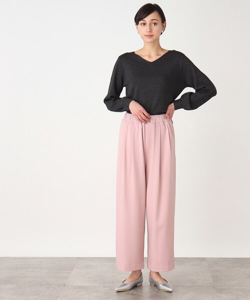 THE SHOP TK （ザ ショップ ティーケー ）の「◆【ヒルナンデス！で紹介】リラックステーパードパンツ【手洗い可】（その他パンツ・レディース・ネイビー/ライトベージュ/ベビーピンク・12/13）」の22枚目の写真