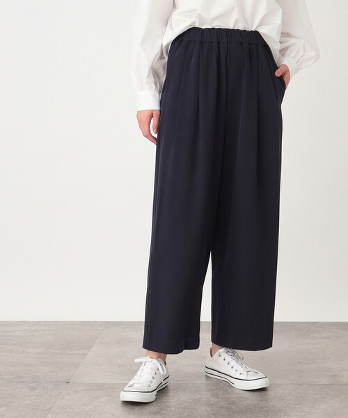 THE SHOP TK （ザ ショップ ティーケー ）の「◆【ヒルナンデス！で紹介】リラックステーパードパンツ【手洗い可】（その他パンツ・レディース・ネイビー/ライトベージュ/ベビーピンク・12/13）」の14枚目の写真