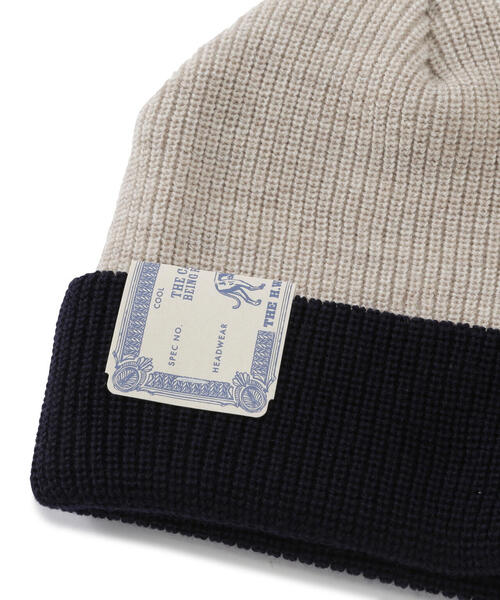 THE H.W. DOG & CO. （ザエイチダブリュドックアンドコー）の「THE H.W.DOG&CO./ザエイチダブリュードッグアンドコー/TWICE D WATCH（ニットキャップ/ビーニー・メンズ・ホワイト・F）」の4枚目の写真