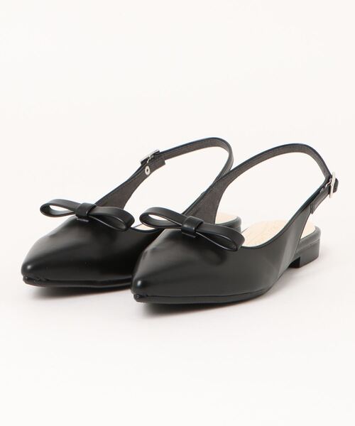 ABC-MART(エービーシーマート)の「JOLI ENCORE ジョリーアンコール STRAP PPS 1 ストラップパンプス 1 JE80225 BLACK(パンプス・レディース・ブラック・24.5cm/24.0cm/23.5cm/23.0cm/22.5cm)」の1枚目の写真