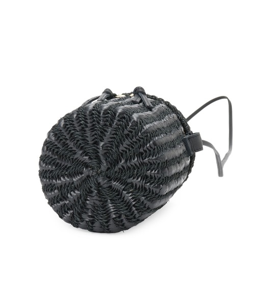 The Bagmati（ザバグマティ）の「【雑誌掲載】【BAGMATI（バグマティ）】ABACA / POLYESTER（ショルダーバッグ・レディース・ブラック/ホワイト系その他5・FREE）」の10枚目の写真