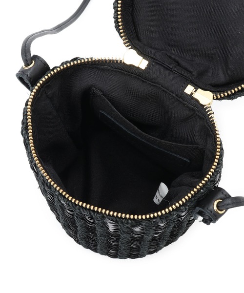 The Bagmati（ザバグマティ）の「【雑誌掲載】【BAGMATI（バグマティ）】ABACA / POLYESTER（ショルダーバッグ・レディース・ブラック/ホワイト系その他5・FREE）」の11枚目の写真