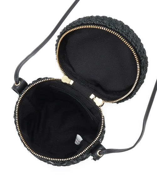 The Bagmati（ザバグマティ）の「【雑誌掲載】【BAGMATI（バグマティ）】ABACA / POLYESTER（ショルダーバッグ・レディース・ブラック/ホワイト系その他5・FREE）」の13枚目の写真