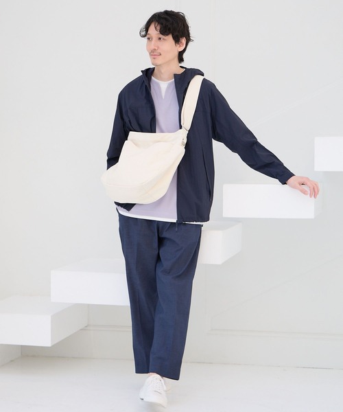 GLOBAL WORK（グローバルワーク）の「2WAYキャンバスショルダー/106550（ショルダーバッグ・メンズ・オフホワイト/ライトグリーン/ブラック・FREE）」の21枚目の写真