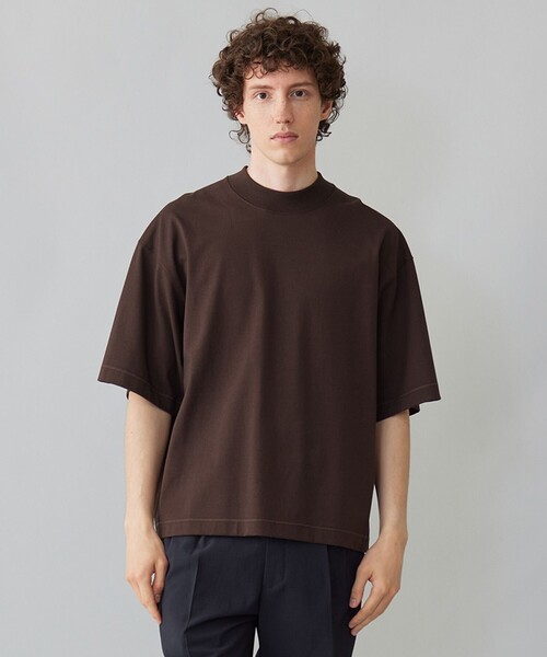UNFILO(アンフィーロ)の「ビューティーフォルム 半袖TEE(Tシャツ/カットソー・メンズ・ターコイズブルー系/ホワイト系/ダークブラウン系/ライラック系・MEDIUM/SMALL/X-LARGE/LARGE)」の2枚目の写真