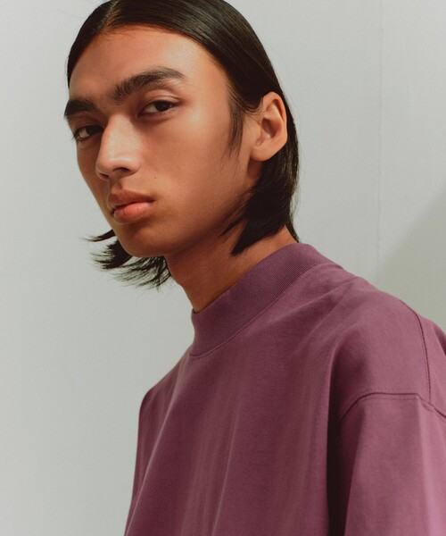 UNFILO(アンフィーロ)の「ビューティーフォルム 半袖TEE(Tシャツ/カットソー・メンズ・ターコイズブルー系/ホワイト系/ダークブラウン系/ライラック系・MEDIUM/SMALL/X-LARGE/LARGE)」の9枚目の写真