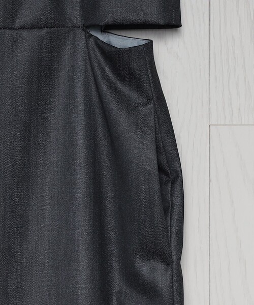 H BEAUTY&YOUTH 24SS カットアウト キャミソール ワンピース H BEAUTY&YOUTH UNITED ARROWS（エイチビューティーアンドユース