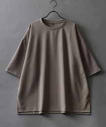Amunzen Big Silhouette T-shirt/UVカット 梨地 ビッグシルエット 半袖Tシャツ