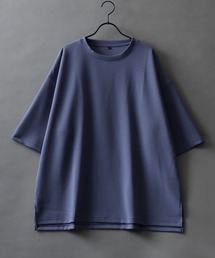 Amunzen Big Silhouette T-shirt/UVカット 梨地 ビッグシルエット 半袖Tシャツ