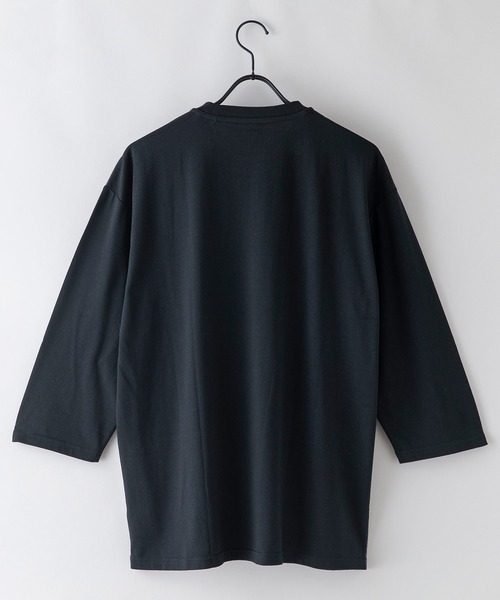 LB/S (エルビーエス)の「汗染みの目立たないTシャツ ZEROSTAIN ゼロステイン 切り替えデザイン ビッグシルエット7分袖Tシャツ 防汚 UVカット 撥水(Tシャツ/カットソー・メンズ・ホワイト系その他2/ブラック系その他/ブラック系その他2/グリーン系その他/ホワイト系その他・LARGE/X-LARGE/MEDIUM)」の17枚目の写真