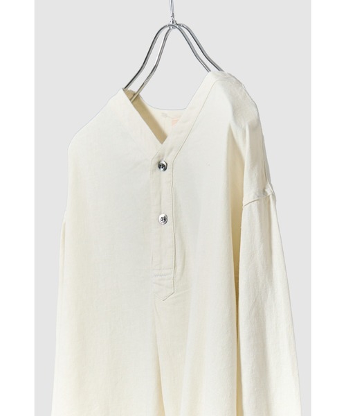 khakito（カーキト）の「khakito スリーピングシャツ　★（シャツ/ブラウス・レディース・ベージュ/オフホワイト・FREE）」の11枚目の写真