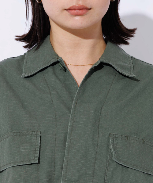 ROTHCO（ロスコ）の「追加2【ROTHCO/ロスコ】BDU SHIRTS / ブルゾン / ミリタリージャケット（ブルゾン・レディース・カーキ/ベージュ・フリー）」の9枚目の写真