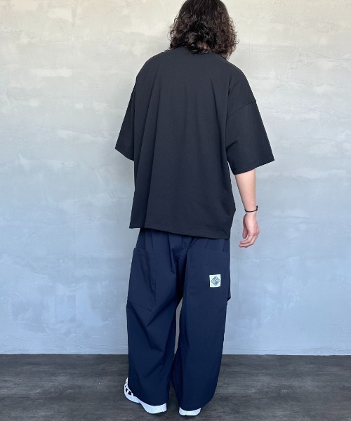 DANTON（ダントン）の「【WEB限定】[DANTON/ダントン] ビッグポケット ワンポイントロゴTシャツ（Tシャツ/カットソー・レディース・ネイビー/ホワイト/チャコールグレー/アイボリー/ブラック/グレイッシュベージュ・M/L）」の16枚目の写真