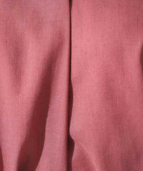 SHOO・LA・RUE（シューラルー）の「◆【UV/抗菌防臭】ゆる さら ふわり フレンチリネンブレンド ドルマンシャツ（シャツ/ブラウス・レディース・グリーン系/ホワイト/ピンク/ブラック系1/ネイビー/ライトパープル/ブルー系その他4/ブルー系その他3/ブルーグリーン/レッド系1/キャメル・00）」の19枚目の写真