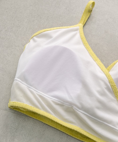 mystic（ミスティック）の「【2024 swim wear】カシュクールリボンスイムウェア（水着・レディース・ブラック/イエロー・FREE）」の14枚目の写真