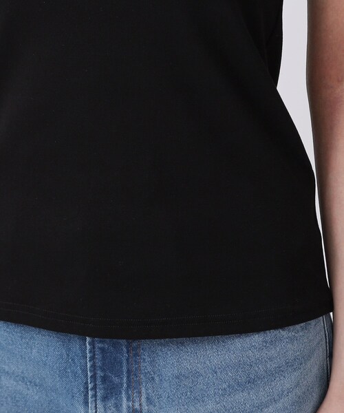 GALLEST（ギャレスト）の「◆ワンショルダーカップ付きキャミソール（タンクトップ・レディース・ブラック/ライトグリーン/ホワイト系・38）」の21枚目の写真