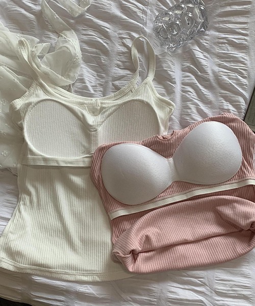 gossip!ロサンゼルス(ゴシップロサンゼルス)の「YUGA ショートキャミソール(キャミソール・レディース・ピンク/ブラック/ホワイト/ライトグレー・FREE)」の22枚目の写真