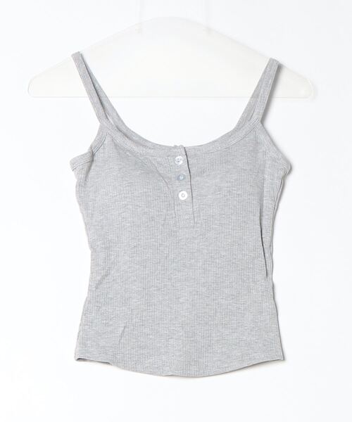 gossip!ロサンゼルス(ゴシップロサンゼルス)の「YUGA ショートキャミソール(キャミソール・レディース・ピンク/ブラック/ホワイト/ライトグレー・FREE)」の12枚目の写真