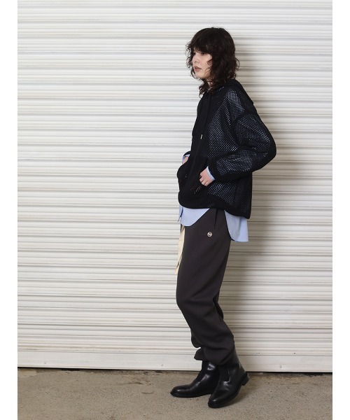 YENN（イエン）の「YENN パデットカラーシャツ（シャツ/ブラウス・レディース・オフホワイト/サックスブルー・FREE）」の11枚目の写真