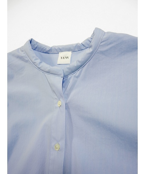 YENN（イエン）の「YENN パデットカラーシャツ（シャツ/ブラウス・レディース・オフホワイト/サックスブルー・FREE）」の16枚目の写真
