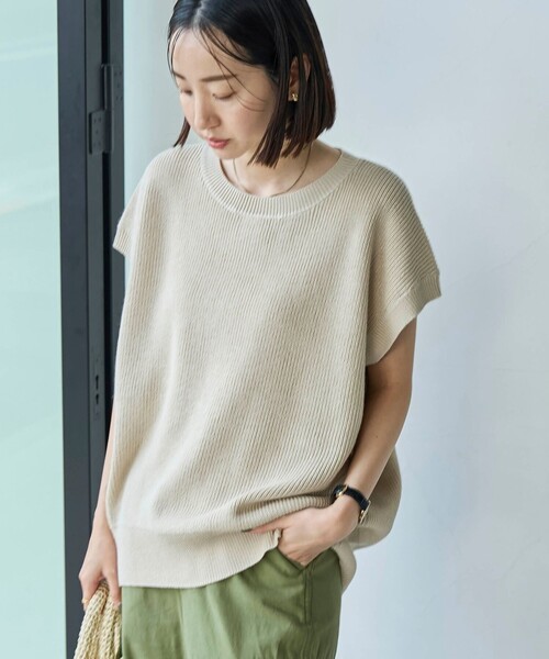 coen(コーエン)の「ラミービスコースカタアゼベスト(ベスト・レディース・オレンジ/ベージュ/ダークグレー・FREE)」の19枚目の写真