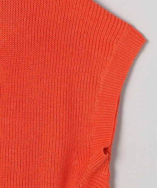 coen(コーエン)の「ラミービスコースカタアゼベスト(ベスト・レディース・オレンジ/ベージュ/ダークグレー・FREE)」の12枚目の写真