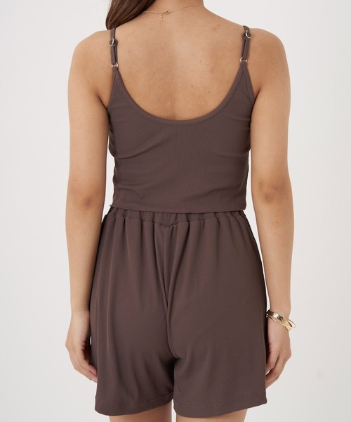 Ocean Pacific（オーシャンパシフィック）の「【OP/オーピー】レディースタンキニ水着4点セット ラッシュガード付き バックオープンTシャツ リブ水着  サウナ 体型カバー  ヨガウェア ピラティス トレーニングウェア（水着・レディース・ブラウン/ブラック/カーキ・LARGE/MEDIUM）」の16枚目の写真