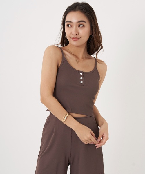 Ocean Pacific（オーシャンパシフィック）の「【OP/オーピー】レディースタンキニ水着4点セット ラッシュガード付き バックオープンTシャツ リブ水着  サウナ 体型カバー  ヨガウェア ピラティス トレーニングウェア（水着・レディース・ブラウン/ブラック/カーキ・LARGE/MEDIUM）」の17枚目の写真