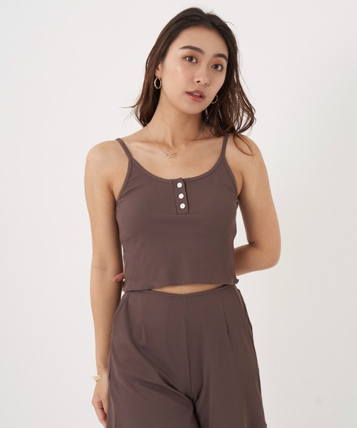 Ocean Pacific（オーシャンパシフィック）の「【OP/オーピー】レディースタンキニ水着4点セット ラッシュガード付き バックオープンTシャツ リブ水着  サウナ 体型カバー  ヨガウェア ピラティス トレーニングウェア（水着・レディース・ブラウン/ブラック/カーキ・LARGE/MEDIUM）」の18枚目の写真