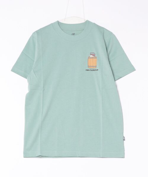 NEW BALANCE(ニューバランス)の「《New Balance》MT41596(Tシャツ/カットソー・メンズ・ブルー系その他/ホワイト系その他・S/M/L/XL)」の2枚目の写真