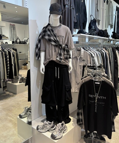 XU(エックスユー)の「【Never mind the XU別注】check hood shirts / 【ネバーマインド ザ エックスユー別注】チェックフード長袖シャツ(シャツ/ブラウス・メンズ・ブラック・ONE SIZE)」の20枚目の写真