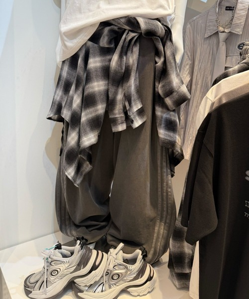 XU チェックフードシャツ Never mind the XU別注check hood shirts