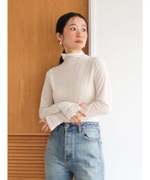 Ungrid | シアーベロアハイネックロングスリーブTee(Tシャツ/カットソー)