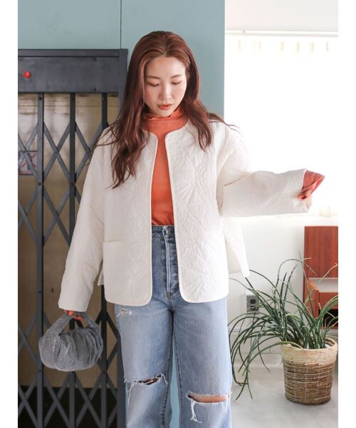 Ungrid(アングリッド)の「シアーベロアハイネックロングスリーブTee(Tシャツ/カットソー・レディース・アイボリー/ブラック/ピンク・FREE)」の20枚目の写真