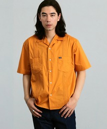 Wrangler/ラングラー【ブロード素材】キューバシャツ ショートスリーブ 開襟