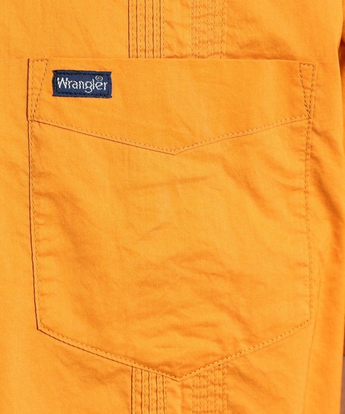 Lee（リー）の「Wrangler/ラングラー【ブロード素材】キューバシャツ ショートスリーブ 開襟（シャツ/ブラウス・メンズ・ブラック/オレンジ/ホワイト・SMALL/MEDIUM/LARGE）」の20枚目の写真