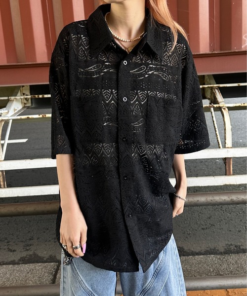 sedacle（セダクル）の「レースシアーシャツ（シャツ/ブラウス）」 - WEAR