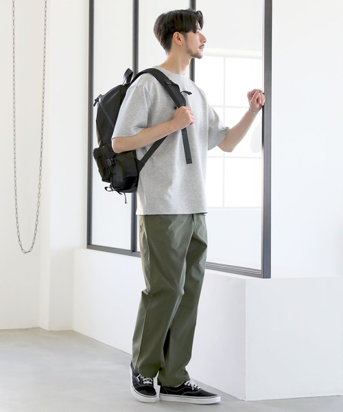 SPU(スプ)の「接触冷感ハイポンチ半袖カットソー(Tシャツ/カットソー・メンズ・ブルー/ホワイト系/モカ/杢グレー/ブラック/ホワイト/グレー/チャコール・XL/L/M/S)」の18枚目の写真