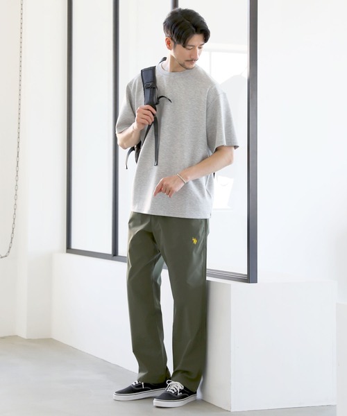 SPU(スプ)の「接触冷感ハイポンチ半袖カットソー(Tシャツ/カットソー・メンズ・ブルー/ホワイト系/モカ/杢グレー/ブラック/ホワイト/グレー/チャコール・XL/L/M/S)」の19枚目の写真